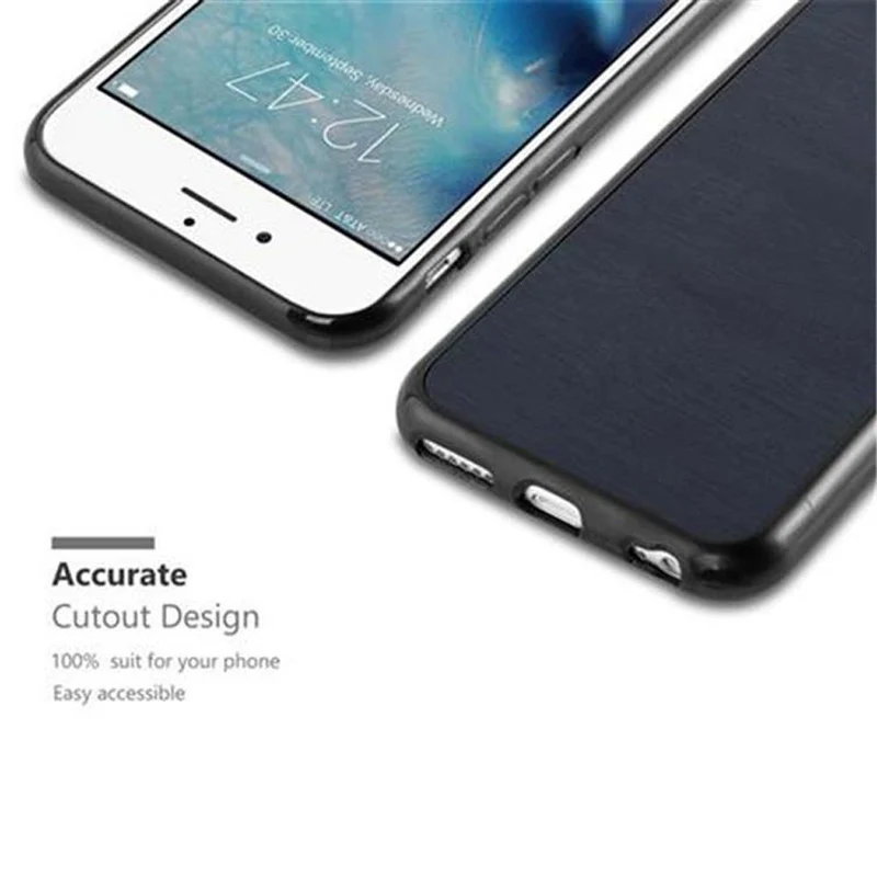 Cadorabo Hülle kompatibel mit Apple iPhone 6 / 6S Schutzhülle aus flexiblem TPU Silikon
