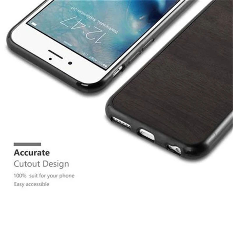 Cadorabo Hülle kompatibel mit Apple iPhone 6 / 6S Schutzhülle aus flexiblem TPU Silikon