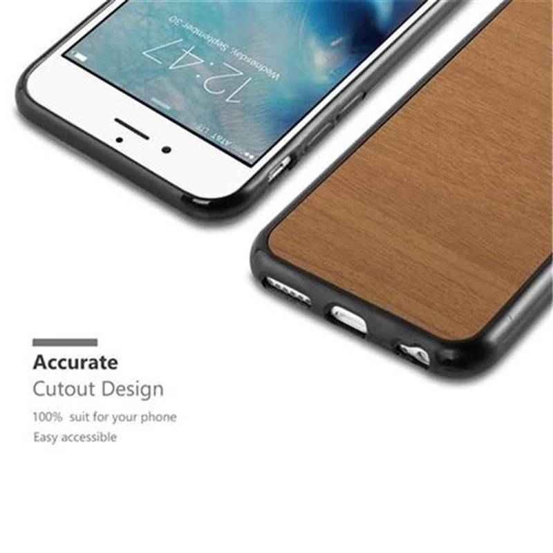 Cadorabo Hülle kompatibel mit Apple iPhone 6 / 6S Schutzhülle aus flexiblem TPU Silikon