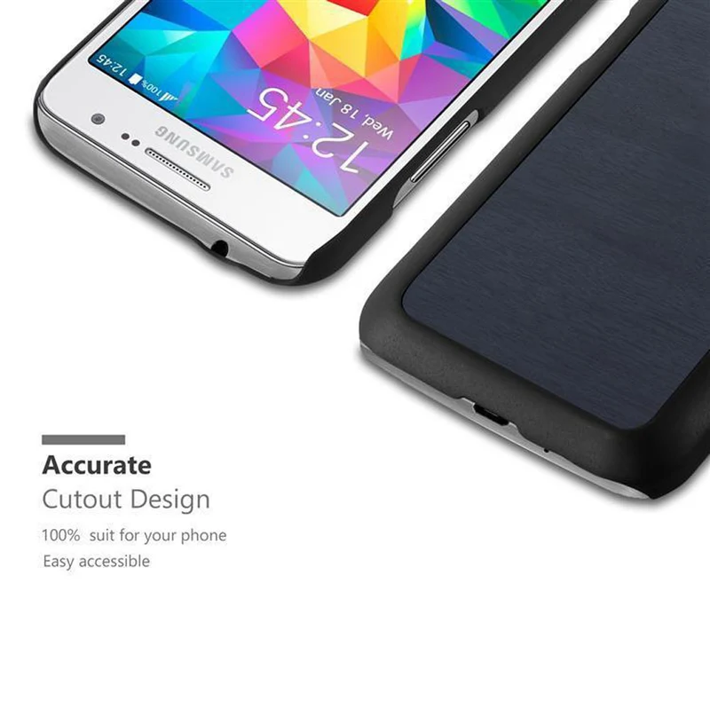 Cadorabo Hülle kompatibel mit Samsung Galaxy CORE PRIME Schutzhülle aus flexiblem TPU Silikon