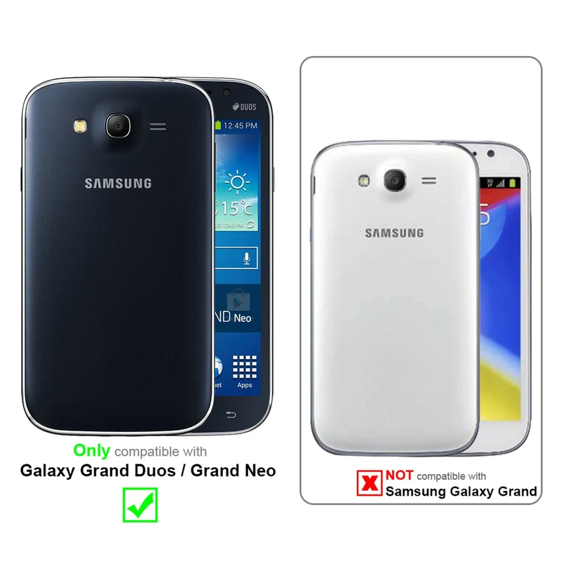 Cadorabo Hülle kompatibel mit Samsung Galaxy GRAND PRIME Schutzhülle aus flexiblem TPU Silikon