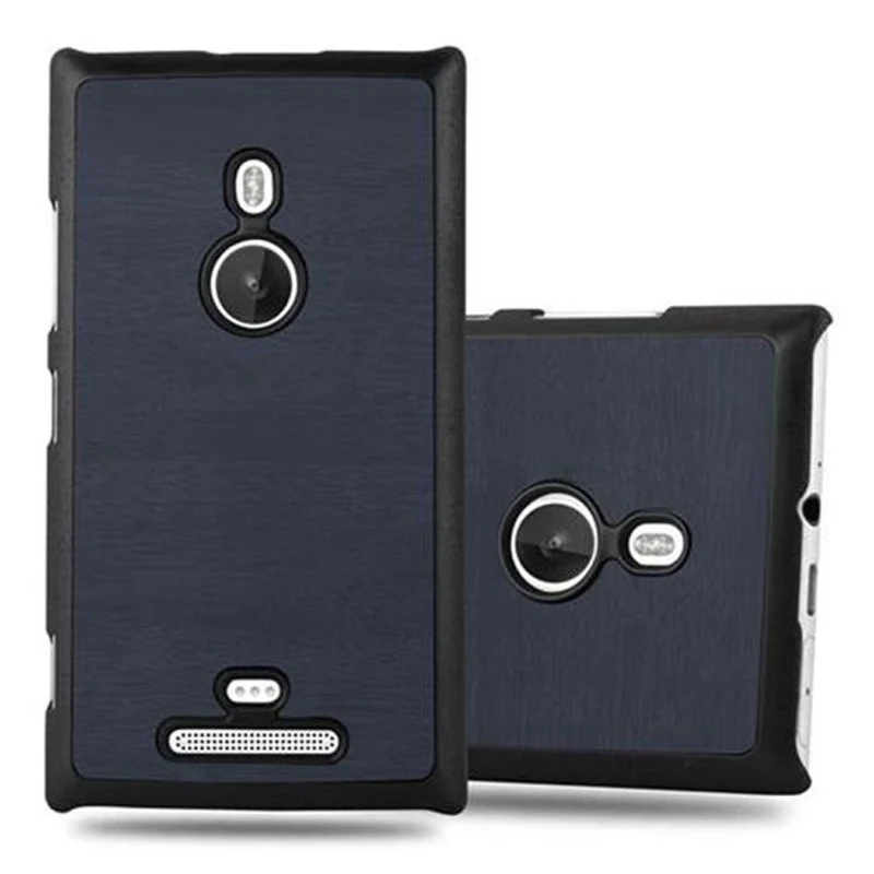 Cadorabo Hülle kompatibel mit Nokia Lumia 925 Hard Case Schutzhülle in Holz Optik gegen Kratzer und Stöße