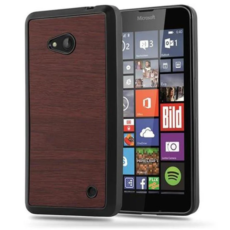 Cadorabo Hülle kompatibel mit Nokia Lumia 640 Schutzhülle aus flexiblem TPU Silikon