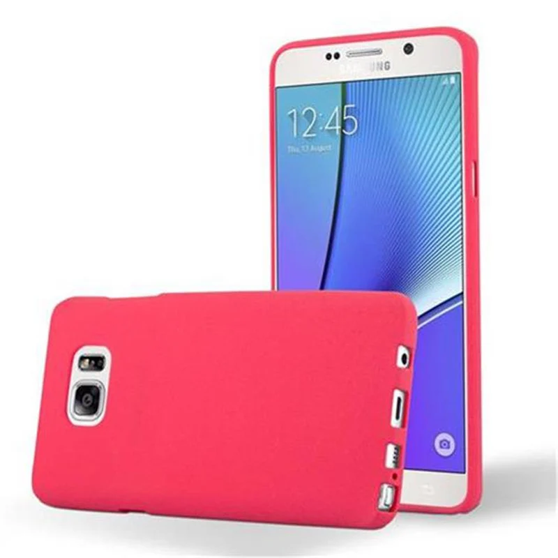 Cadorabo Hülle kompatibel mit Samsung Galaxy NOTE 5 Schutzhülle aus flexiblem TPU Silikon