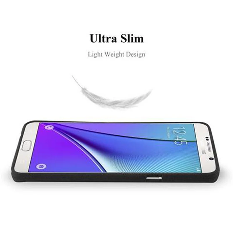 Cadorabo Hülle kompatibel mit Samsung Galaxy NOTE 5 Schutzhülle aus flexiblem TPU Silikon