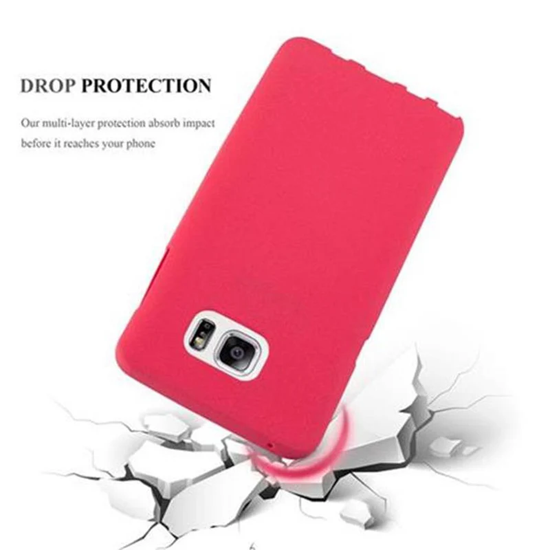 Cadorabo Hülle kompatibel mit Samsung Galaxy NOTE 5 Schutzhülle aus flexiblem TPU Silikon