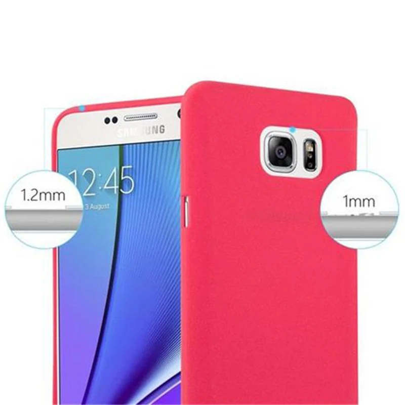 Cadorabo Hülle kompatibel mit Samsung Galaxy NOTE 5 Schutzhülle aus flexiblem TPU Silikon