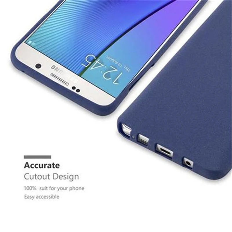 Cadorabo Hülle kompatibel mit Samsung Galaxy NOTE 5 Schutzhülle aus flexiblem TPU Silikon