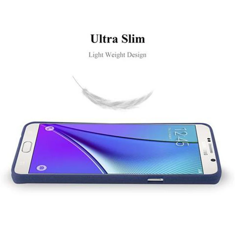 Cadorabo Hülle kompatibel mit Samsung Galaxy NOTE 5 Schutzhülle aus flexiblem TPU Silikon