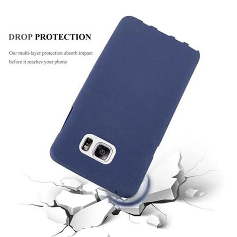Cadorabo Hülle kompatibel mit Samsung Galaxy NOTE 5 Schutzhülle aus flexiblem TPU Silikon