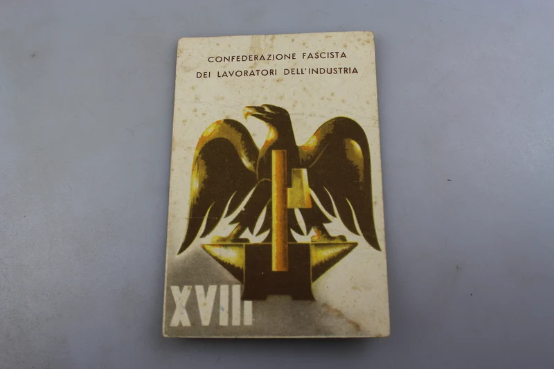 Faschistischer Bund der Industriearbeiterkarte XVIII°