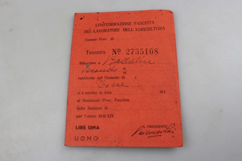 Faschistischer Bund der Landarbeiter Karte XIX°