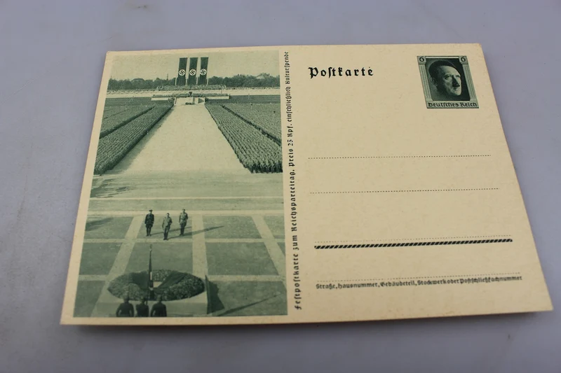 Postkarte Festpostkarte zum Reichsparteitag