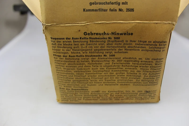 Auer WW2 Gasmaske