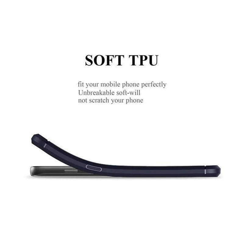 Cadorabo Hülle für Samsung Galaxy A3 2017 Schutzhülle aus flexiblem TPU Silikon in Edelstahl-Karbonfaser Optik