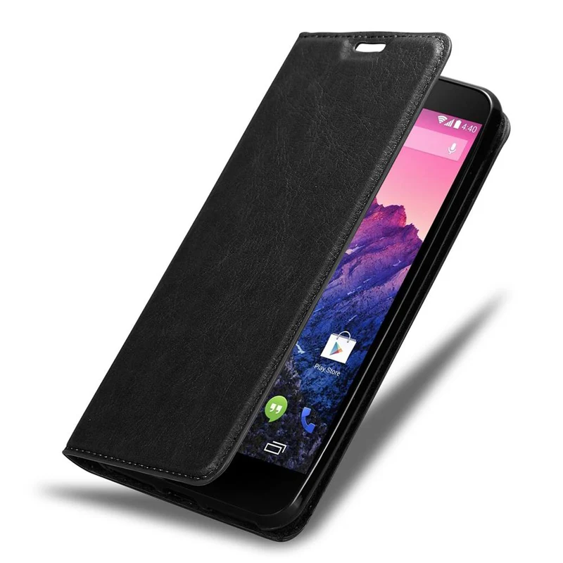 Cadorabo Hülle kompatibel mit LG Google NEXUS 5 Schutzhülle mit Magnetverschluss, Standfunktion und Kartenfach