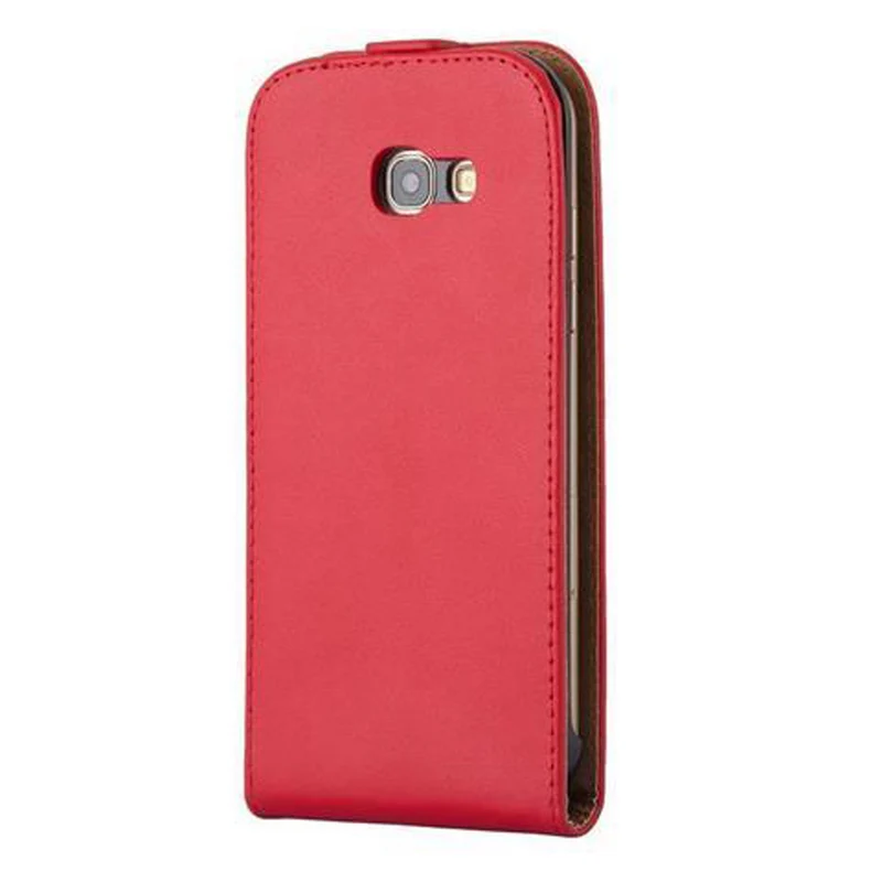 Cadorabo Hülle kompatibel mit Samsung Galaxy A5 2017 Schutzhülle im Flip Design aus glattem Kunstleder