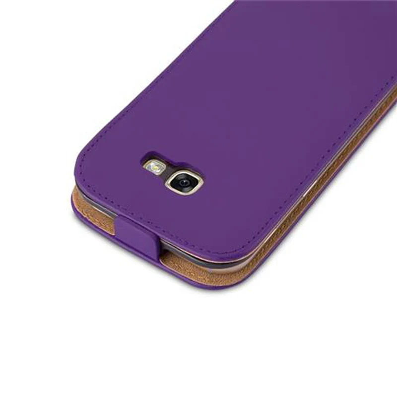 Cadorabo Hülle kompatibel mit Samsung Galaxy A5 2017 Schutzhülle im Flip Design aus glattem Kunstleder