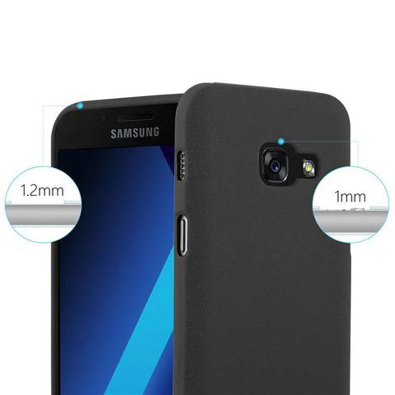 Cadorabo Hülle kompatibel mit Samsung Galaxy A5 2017 Schutzhülle aus flexiblem TPU Silikon