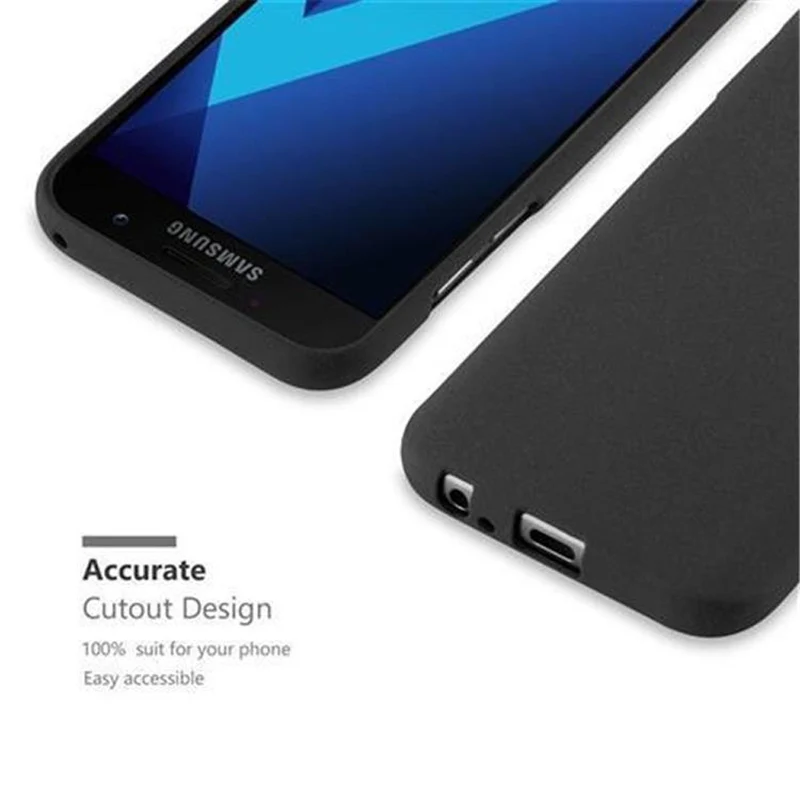 Cadorabo Hülle kompatibel mit Samsung Galaxy A5 2017 Schutzhülle aus flexiblem TPU Silikon