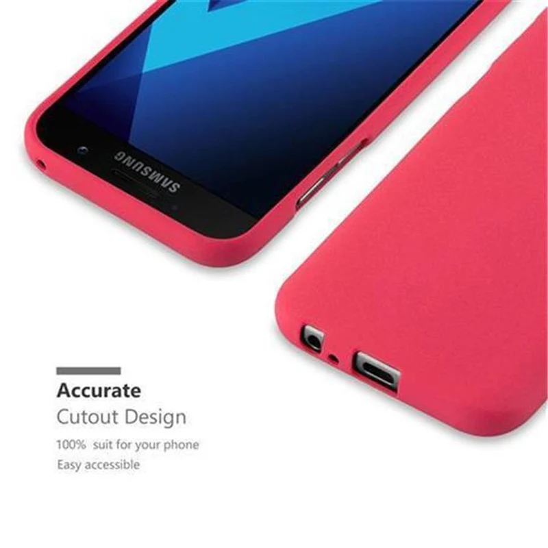 Cadorabo Hülle kompatibel mit Samsung Galaxy A5 2017 Schutzhülle aus flexiblem TPU Silikon