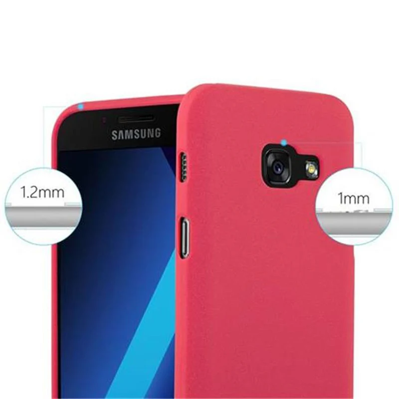 Cadorabo Hülle kompatibel mit Samsung Galaxy A5 2017 Schutzhülle aus flexiblem TPU Silikon