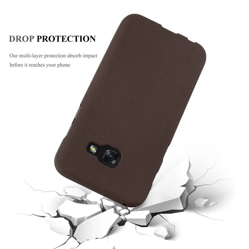 Cadorabo Hülle kompatibel mit Samsung Galaxy A5 2017 Schutzhülle aus flexiblem TPU Silikon