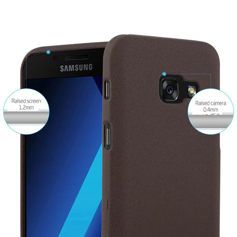 Cadorabo Hülle kompatibel mit Samsung Galaxy A5 2017 Schutzhülle aus flexiblem TPU Silikon