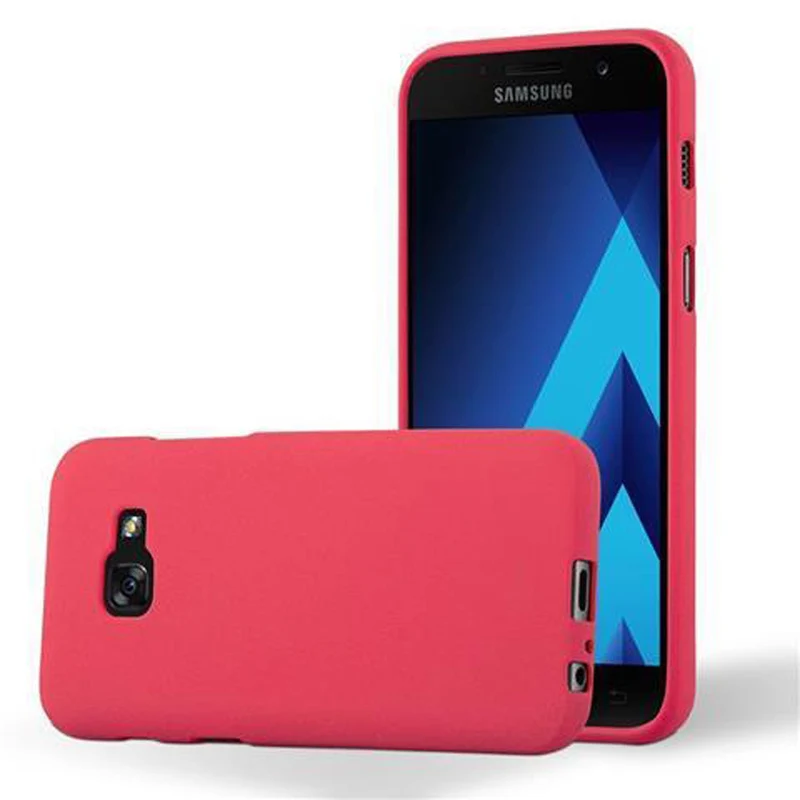 Cadorabo Hülle kompatibel mit Samsung Galaxy A3 2017 Schutzhülle aus flexiblem TPU Silikon