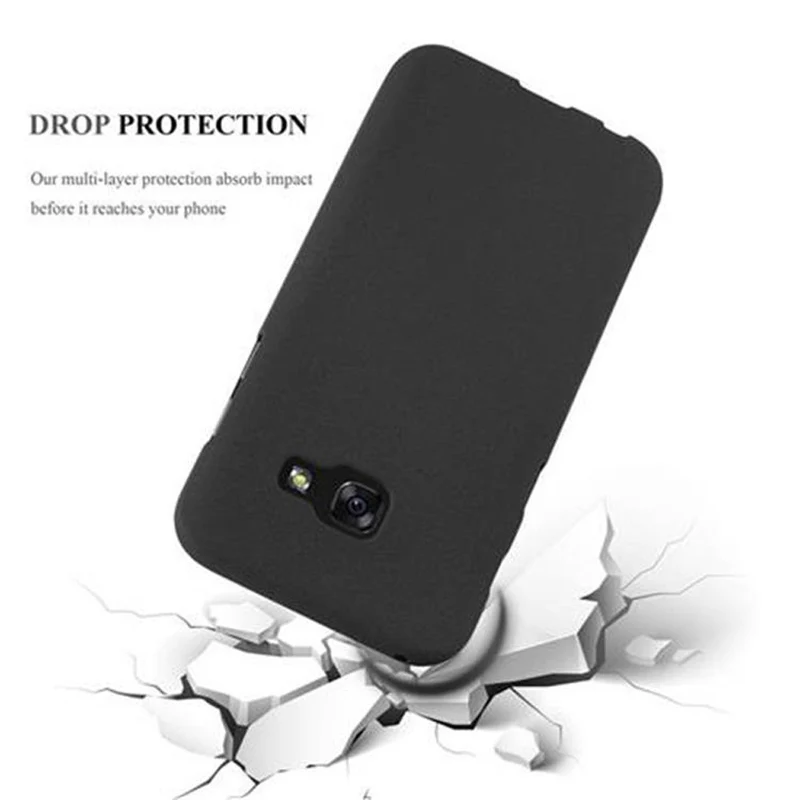 Cadorabo Hülle kompatibel mit Samsung Galaxy A3 2017 Schutzhülle aus flexiblem TPU Silikon