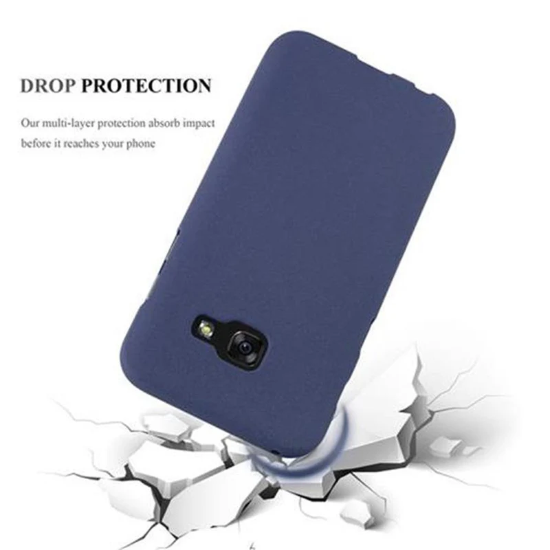 Cadorabo Hülle kompatibel mit Samsung Galaxy A3 2017 Schutzhülle aus flexiblem TPU Silikon