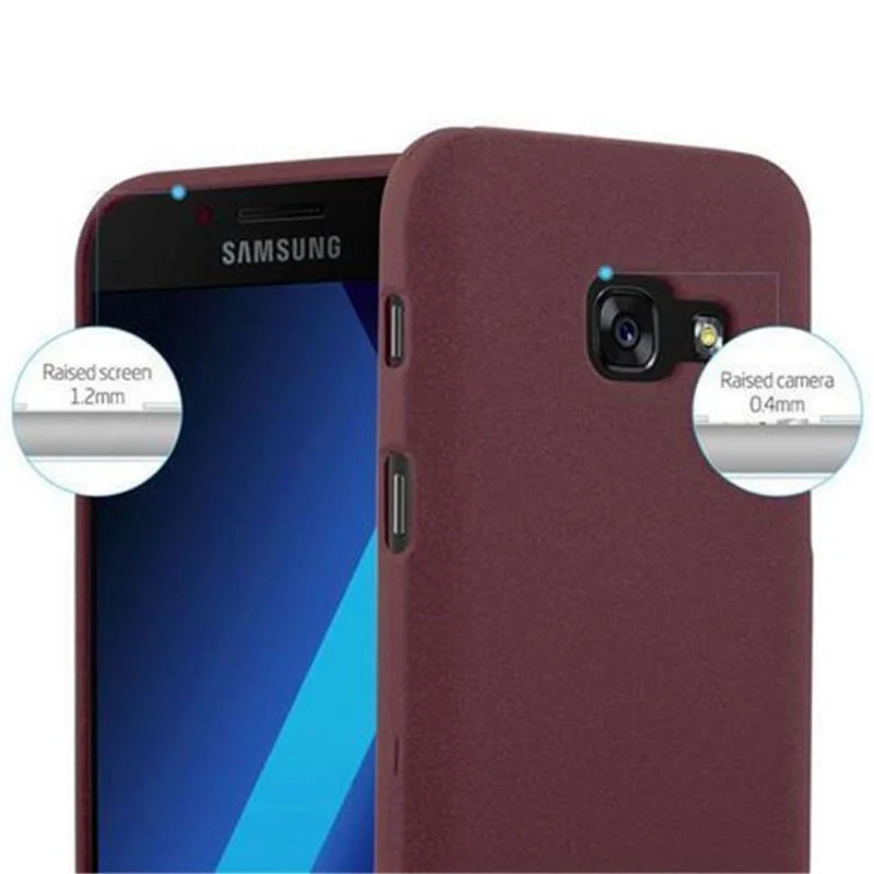 Cadorabo Hülle kompatibel mit Samsung Galaxy A3 2017 Schutzhülle aus flexiblem TPU Silikon