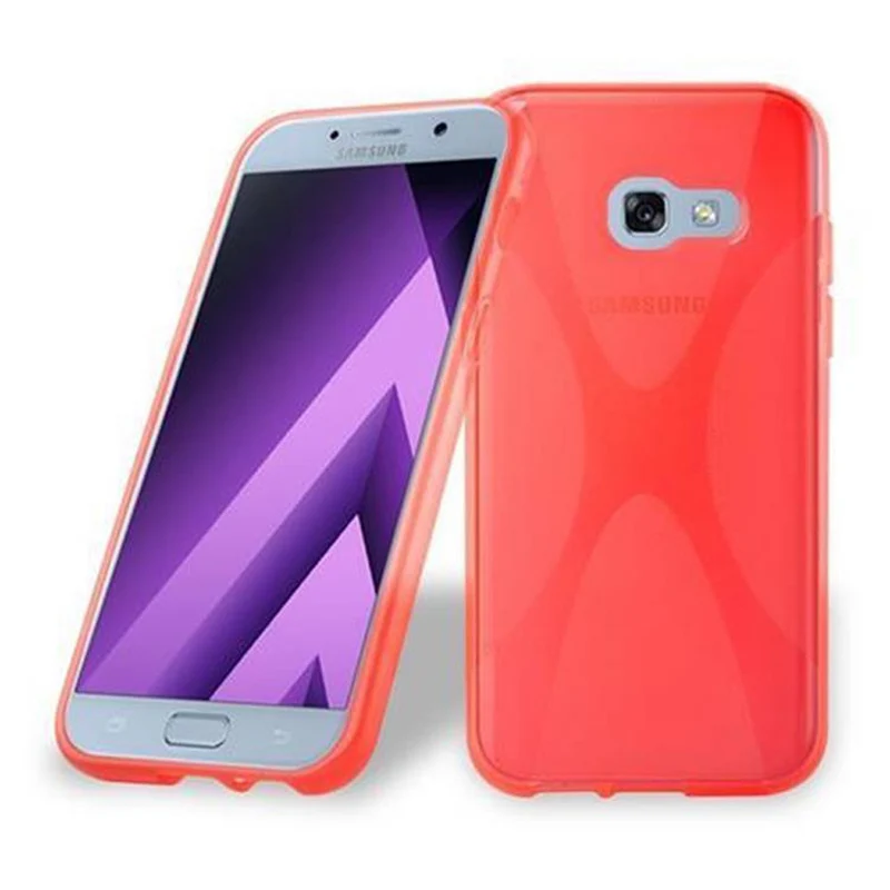 Cadorabo Hülle kompatibel mit Samsung Galaxy A5 2017 Schutzhülle aus flexiblem TPU Silikon