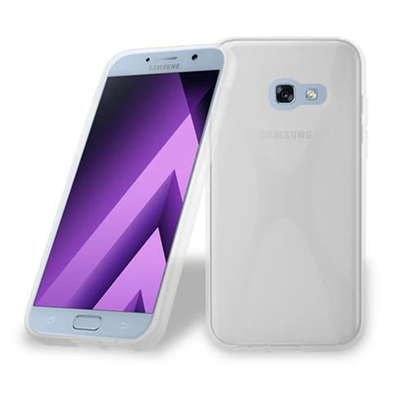 Cadorabo Hülle kompatibel mit Samsung Galaxy A3 2017 Schutzhülle aus flexiblem TPU Silikon