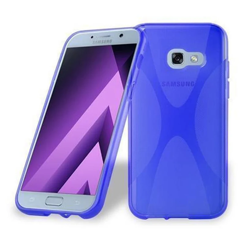 Cadorabo Hülle kompatibel mit Samsung Galaxy A3 2017 Schutzhülle aus flexiblem TPU Silikon