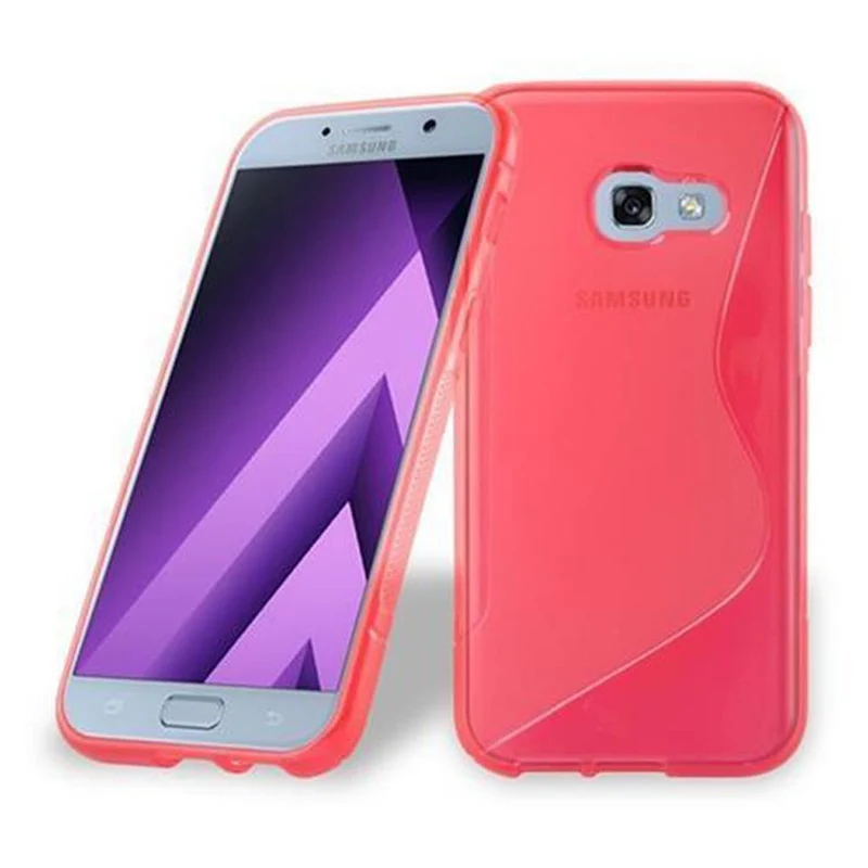 Cadorabo Hülle kompatibel mit Samsung Galaxy A5 2017 Schutzhülle aus flexiblem TPU Silikon
