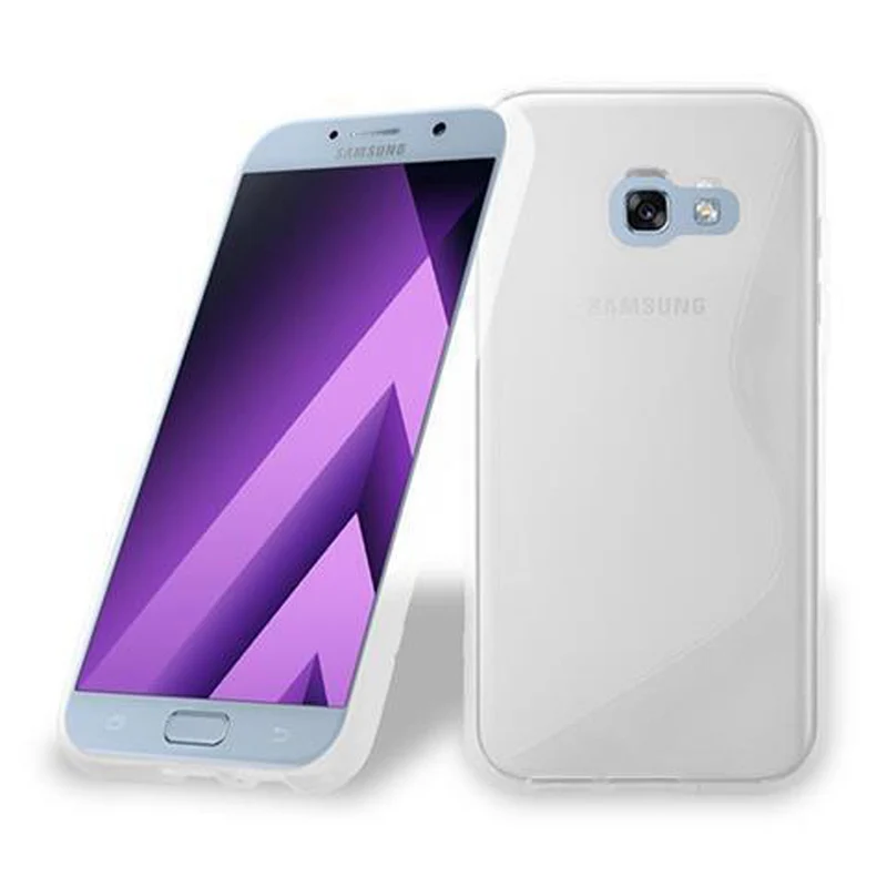 Cadorabo Hülle kompatibel mit Samsung Galaxy A5 2017 Schutzhülle aus flexiblem TPU Silikon