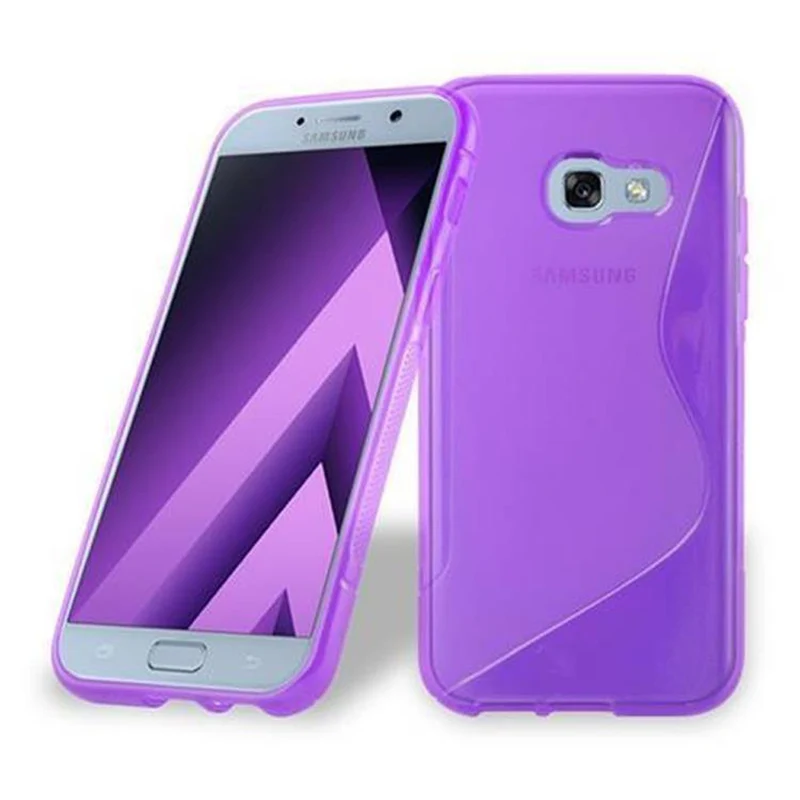 Cadorabo Hülle kompatibel mit Samsung Galaxy A3 2017 Schutzhülle aus flexiblem TPU Silikon