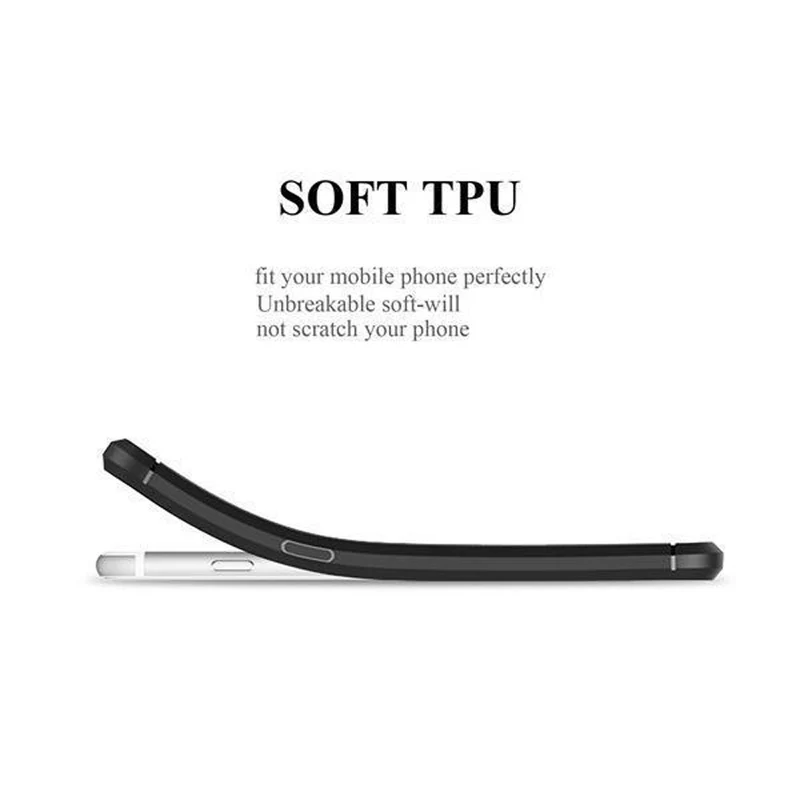 Cadorabo Hülle für Apple iPhone 7 PLUS / 7S PLUS Schutzhülle aus flexiblem TPU Silikon in Edelstahl-Karbonfaser Optik