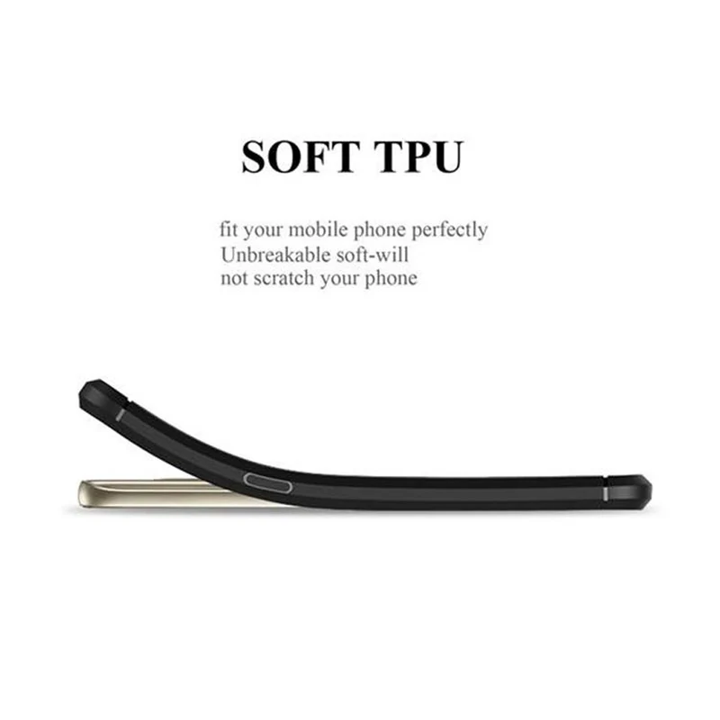 Cadorabo Hülle für Samsung Galaxy S7 Schutzhülle aus flexiblem TPU Silikon in Edelstahl-Karbonfaser Optik
