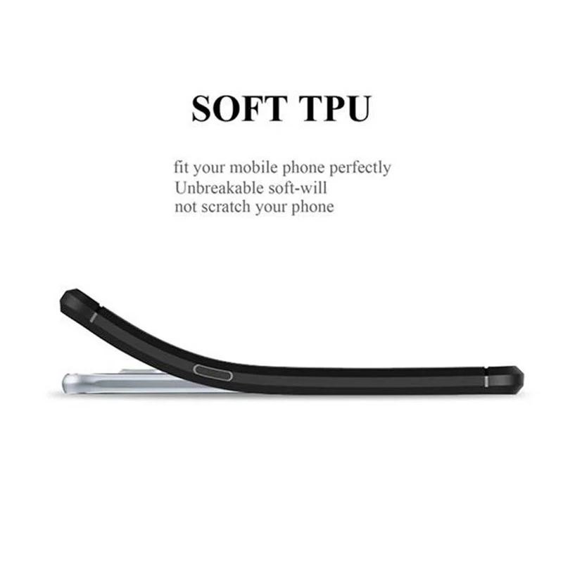 Cadorabo Hülle für Samsung Galaxy S6 Schutzhülle aus flexiblem TPU Silikon in Edelstahl-Karbonfaser Optik