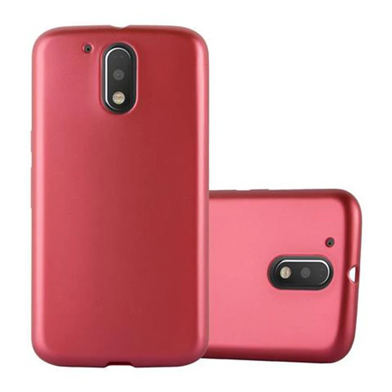 Cadorabo Hülle kompatibel mit Motorola MOTO G4 / G4 PLUS Schutzhülle aus flexiblem TPU Silikon
