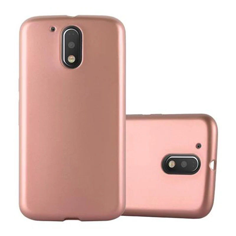 Cadorabo Hülle kompatibel mit Motorola MOTO G4 / G4 PLUS Schutzhülle aus flexiblem TPU Silikon