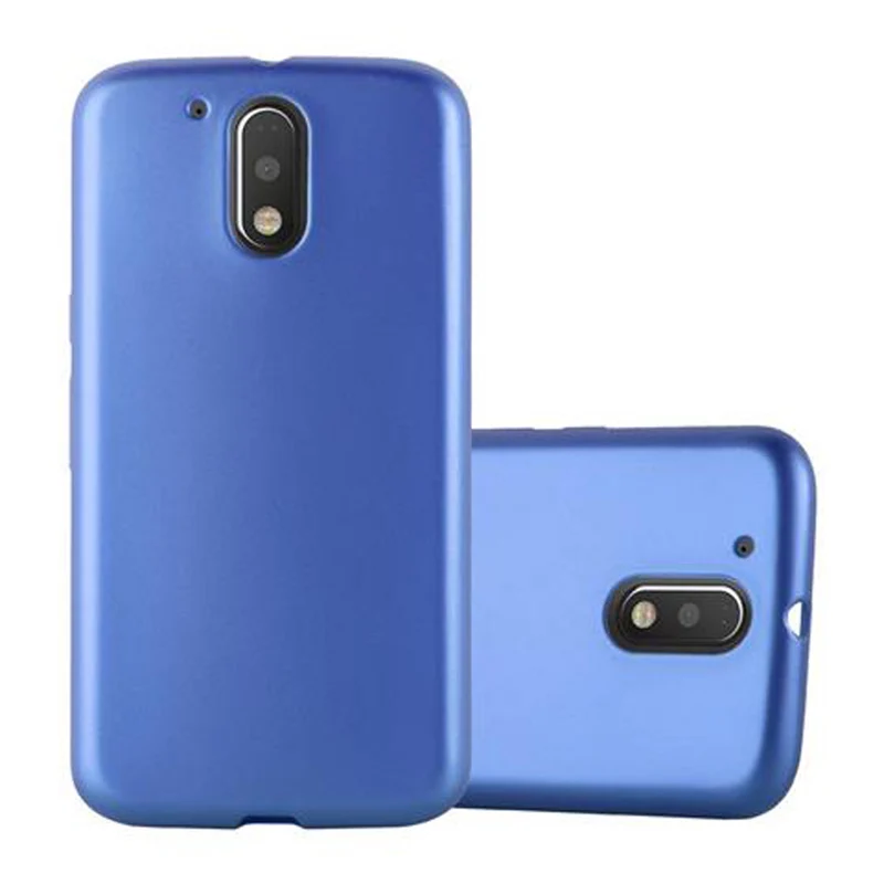 Cadorabo Hülle kompatibel mit Motorola MOTO G4 / G4 PLUS Schutzhülle aus flexiblem TPU Silikon