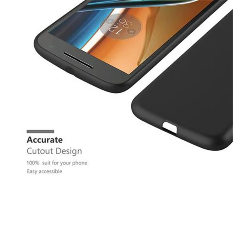 Cadorabo Hülle kompatibel mit Motorola MOTO G4 / G4 PLUS Schutzhülle aus flexiblem TPU Silikon