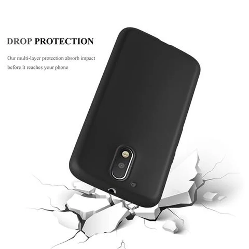 Cadorabo Hülle kompatibel mit Motorola MOTO G4 / G4 PLUS Schutzhülle aus flexiblem TPU Silikon