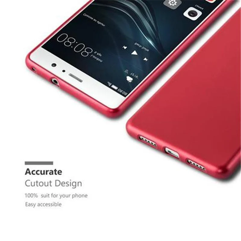 Cadorabo Hülle kompatibel mit Huawei P9 LITE 2016 / G9 LITE Schutzhülle aus flexiblem TPU Silikon