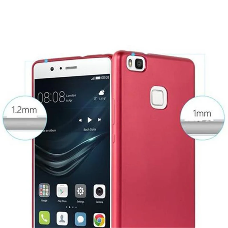 Cadorabo Hülle kompatibel mit Huawei P9 LITE 2016 / G9 LITE Schutzhülle aus flexiblem TPU Silikon