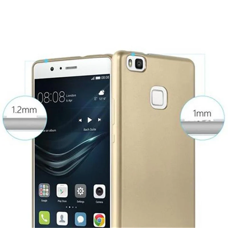 Cadorabo Hülle kompatibel mit Huawei P9 LITE 2016 / G9 LITE Schutzhülle aus flexiblem TPU Silikon