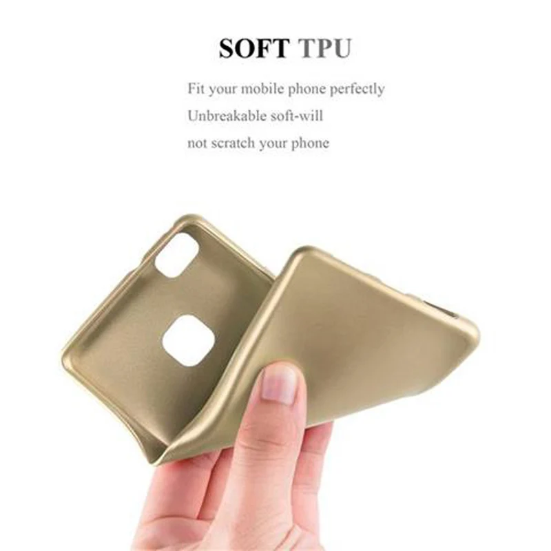 Cadorabo Hülle kompatibel mit Huawei P9 LITE 2016 / G9 LITE Schutzhülle aus flexiblem TPU Silikon